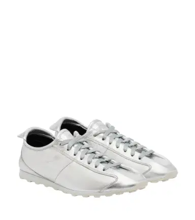 Jacquemus Tennis metallic leather sneakers | Thumbnail 1 Jacquemus Tennis metallic leather sneakers | Thumbnail 1