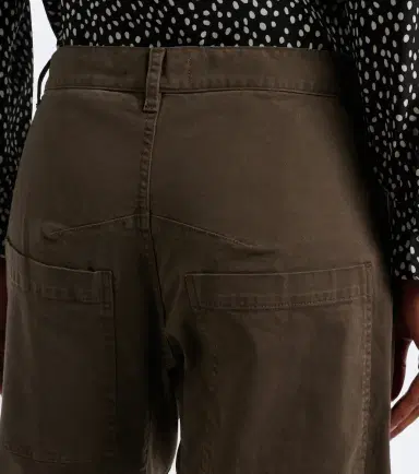 Nili Lotan Shon cotton twill barrel-leg pants | Thumbnail 3 Nili Lotan Shon cotton twill barrel-leg pants | Thumbnail 3