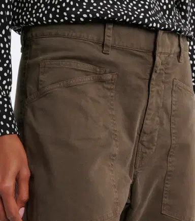 Nili Lotan Shon cotton twill barrel-leg pants | Thumbnail 4 Nili Lotan Shon cotton twill barrel-leg pants | Thumbnail 4