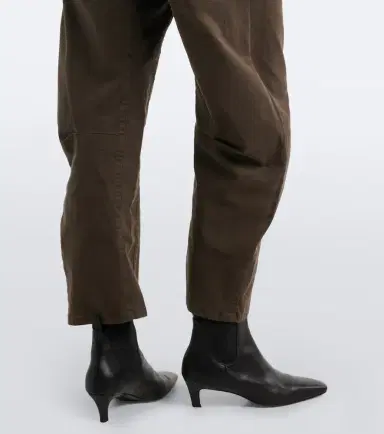 Nili Lotan Shon cotton twill barrel-leg pants | Thumbnail 6 Nili Lotan Shon cotton twill barrel-leg pants | Thumbnail 6