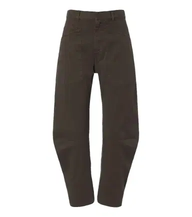 Nili Lotan Shon cotton twill barrel-leg pants | Thumbnail 1 Nili Lotan Shon cotton twill barrel-leg pants | Thumbnail 1