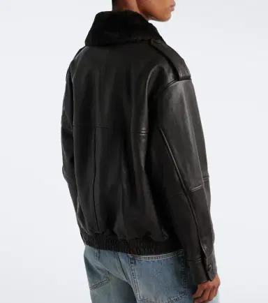 Loulou de Saison Russo leather bomber jacket | Thumbnail 3 Loulou de Saison Russo leather bomber jacket | Thumbnail 3