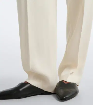 Loulou de Saison Alio Lds pleated straight pants | Thumbnail 5 Loulou de Saison Alio Lds pleated straight pants | Thumbnail 5