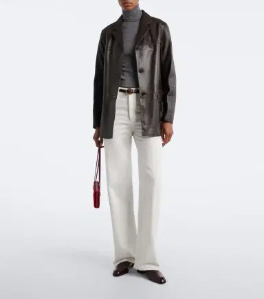 Loulou de Saison Nari leather jacket | Thumbnail 2 Loulou de Saison Nari leather jacket | Thumbnail 2