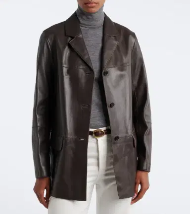 Loulou de Saison Nari leather jacket | Thumbnail 3 Loulou de Saison Nari leather jacket | Thumbnail 3