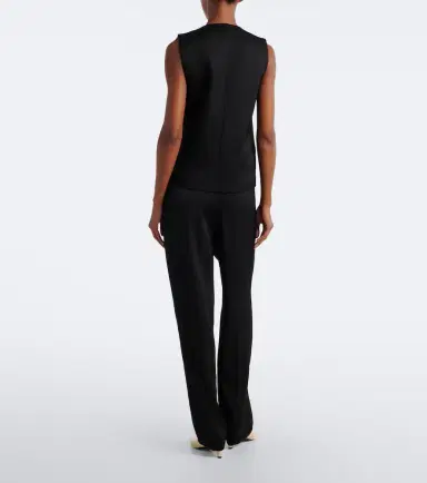 Loulou de Saison Alio Lds pleated straight pants | Thumbnail 5 Loulou de Saison Alio Lds pleated straight pants | Thumbnail 5
