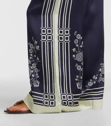 ALÉMAIS Alémais Banderra printed silk satin wide-leg pants | Thumbnail 6 ALÉMAIS Alémais Banderra printed silk satin wide-leg pants | Thumbnail 6