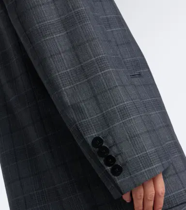 Gucci Oversized checked wool blazer | Thumbnail 4 Gucci Oversized checked wool blazer | Thumbnail 4