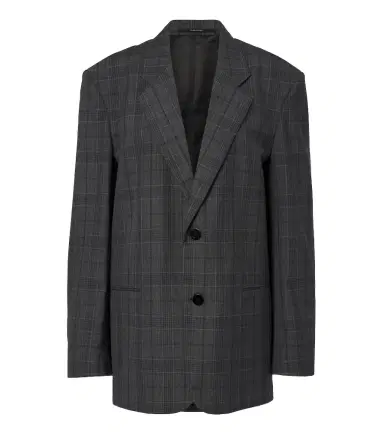 Gucci Oversized checked wool blazer | Thumbnail 1 Gucci Oversized checked wool blazer | Thumbnail 1