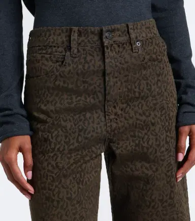 Frame Bow leopard-print barrel-leg jeans | Thumbnail 5 Frame Bow leopard-print barrel-leg jeans | Thumbnail 5