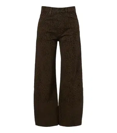 Frame Bow leopard-print barrel-leg jeans | Thumbnail 1 Frame Bow leopard-print barrel-leg jeans | Thumbnail 1
