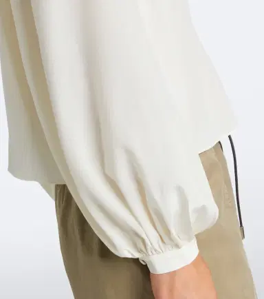 Frame Gala silk georgette blouse | Thumbnail 2 Frame Gala silk georgette blouse | Thumbnail 2