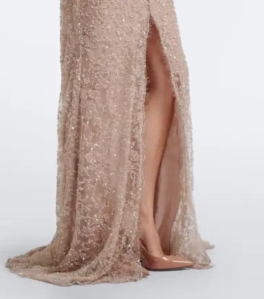 Marmar Halim Embellished off-shoulder lace gown | Thumbnail 2 Marmar Halim Embellished off-shoulder lace gown | Thumbnail 2