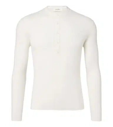 Lisa Yang Falk cotton and cashmere Henley shirt | Thumbnail 1 Lisa Yang Falk cotton and cashmere Henley shirt | Thumbnail 1