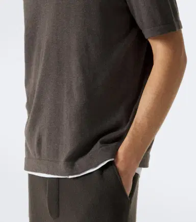 Lisa Yang Keir cotton and cashmere polo shirt | Thumbnail 4 Lisa Yang Keir cotton and cashmere polo shirt | Thumbnail 4