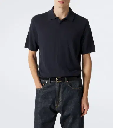 Lisa Yang Keir cotton and cashmere polo shirt | Thumbnail 2 Lisa Yang Keir cotton and cashmere polo shirt | Thumbnail 2