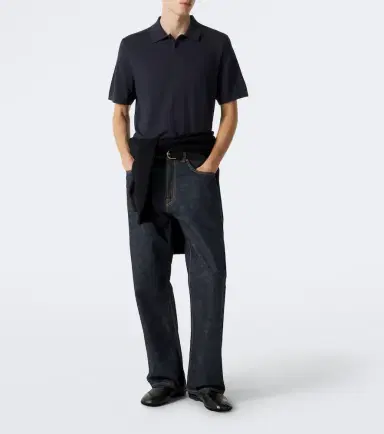 Lisa Yang Keir cotton and cashmere polo shirt | Thumbnail 3 Lisa Yang Keir cotton and cashmere polo shirt | Thumbnail 3