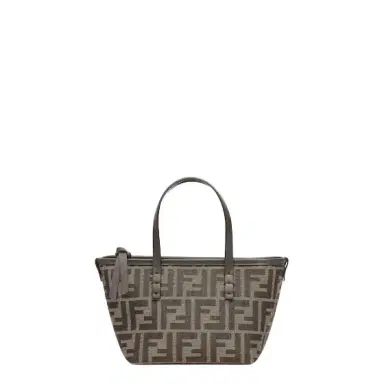 Fendi Mini shopping bag made of jacquard fabric with an iconic | Thumbnail 1 Fendi Mini shopping bag made of jacquard fabric with an iconic | Thumbnail 1