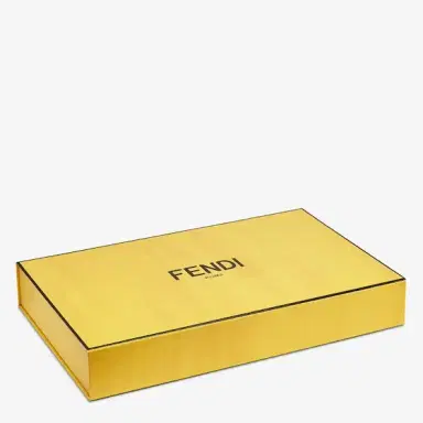 Fendi Iconic Baguette® bag made of perforated cotton | Thumbnail 4 Fendi Iconic Baguette® bag made of perforated cotton | Thumbnail 4
