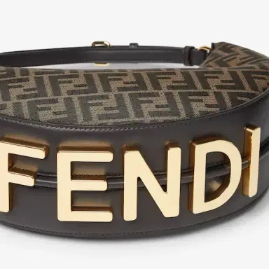 Fendi Small Fendigraphy hobo bag with a contemporary look | Thumbnail 6 Fendi Small Fendigraphy hobo bag with a contemporary look | Thumbnail 6