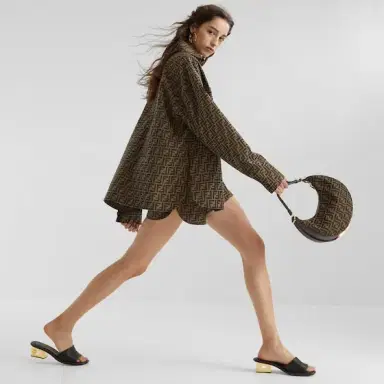Fendi Small Fendigraphy hobo bag with a contemporary look | Thumbnail 7 Fendi Small Fendigraphy hobo bag with a contemporary look | Thumbnail 7