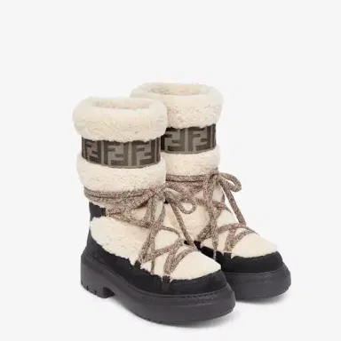 Fendi Round-toe après-ski boots | Thumbnail 4 Fendi Round-toe après-ski boots | Thumbnail 4