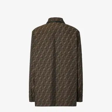 Fendi Straight-cut single-breasted jacket with shirt collar | Thumbnail 2 Fendi Straight-cut single-breasted jacket with shirt collar | Thumbnail 2