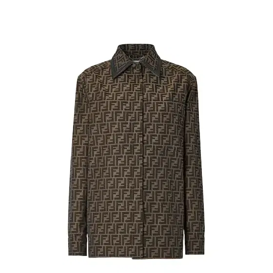 Straight-cut single-breasted jacket with shirt collar Straight-cut single-breasted jacket with shirt collar