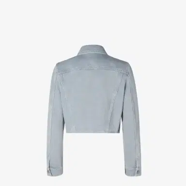 Fendi Long-sleeved crop jacket with shirt collar and cuffs | Thumbnail 2 Fendi Long-sleeved crop jacket with shirt collar and cuffs | Thumbnail 2