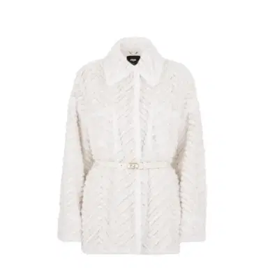 Fendi Single-breasted jacket with shirt collar and low-cut set-in | Thumbnail 1 Fendi Single-breasted jacket with shirt collar and low-cut set-in | Thumbnail 1