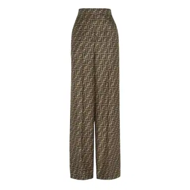 Fendi High-waisted, tailored palazzo trousers | Thumbnail 1 Fendi High-waisted, tailored palazzo trousers | Thumbnail 1