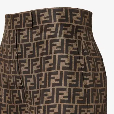 Fendi Wide leg trousers with trouser crease | Thumbnail 3 Fendi Wide leg trousers with trouser crease | Thumbnail 3