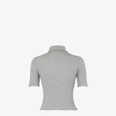 Fendi Short-sleeved cropped polo shirt | Thumbnail 2 Fendi Short-sleeved cropped polo shirt | Thumbnail 2