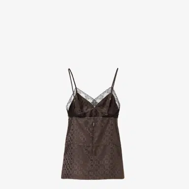 Fendi Sleeveless top with sweetheart neckline and thin shoulder | Thumbnail 2 Fendi Sleeveless top with sweetheart neckline and thin shoulder | Thumbnail 2