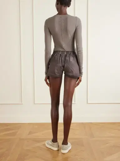 Rick Owens Fog Distressed Denim Shorts | Thumbnail 3 Rick Owens Fog Distressed Denim Shorts | Thumbnail 3