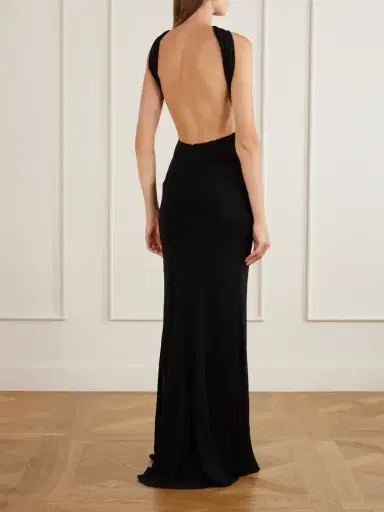 Elie Saab Draped Jersey Gown | Thumbnail 3 Elie Saab Draped Jersey Gown | Thumbnail 3