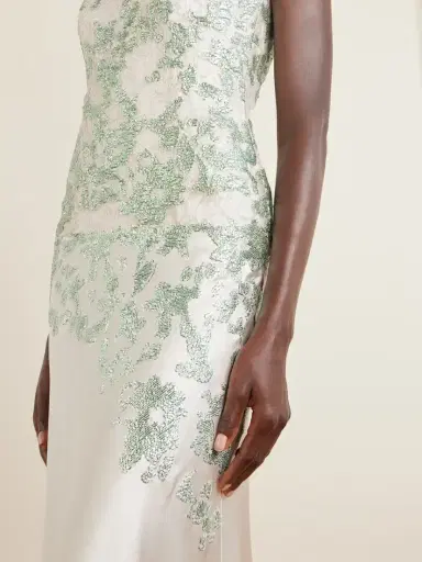 Costarellos Jennan Sequin-embroidered Satin Gown | Thumbnail 4 Costarellos Jennan Sequin-embroidered Satin Gown | Thumbnail 4