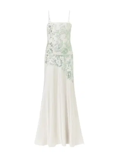 Costarellos Jennan Sequin-embroidered Satin Gown | Thumbnail 1 Costarellos Jennan Sequin-embroidered Satin Gown | Thumbnail 1