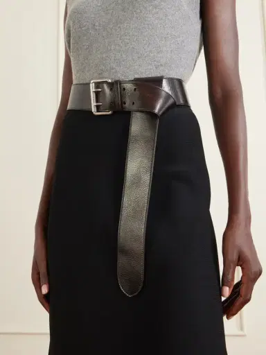 Ralph Lauren Collection Textured-leather Belt | Thumbnail 2 Ralph Lauren Collection Textured-leather Belt | Thumbnail 2