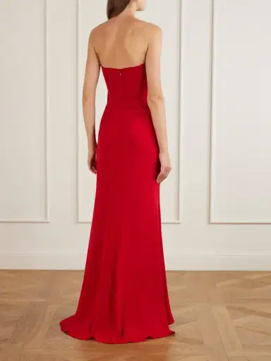 Elie Saab Draped Silk-georgette Gown | Thumbnail 3 Elie Saab Draped Silk-georgette Gown | Thumbnail 3