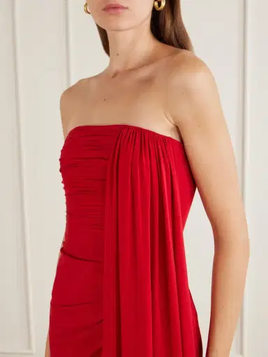 Elie Saab Draped Silk-georgette Gown | Thumbnail 4 Elie Saab Draped Silk-georgette Gown | Thumbnail 4