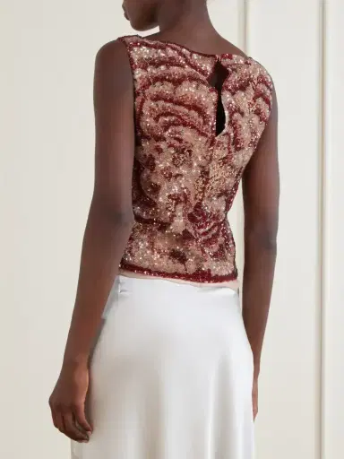 Clio Peppiatt Sequin-embellished Blouse | Thumbnail 3 Clio Peppiatt Sequin-embellished Blouse | Thumbnail 3