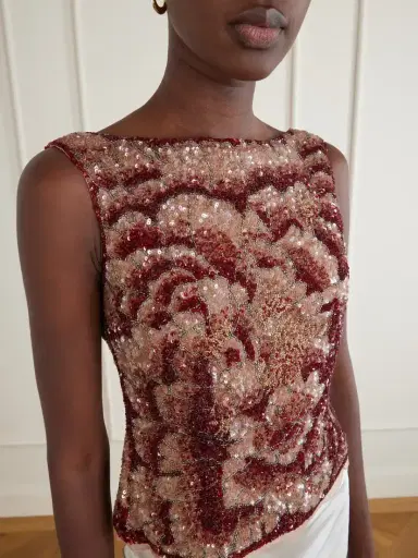 Clio Peppiatt Sequin-embellished Blouse | Thumbnail 4 Clio Peppiatt Sequin-embellished Blouse | Thumbnail 4