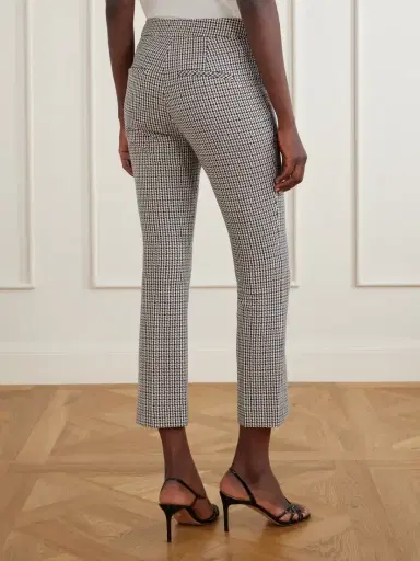 Veronica Beard Arte Prince Of Wales Flared Pants | Thumbnail 4 Veronica Beard Arte Prince Of Wales Flared Pants | Thumbnail 4