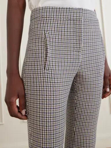 Veronica Beard Arte Prince Of Wales Flared Pants | Thumbnail 5 Veronica Beard Arte Prince Of Wales Flared Pants | Thumbnail 5