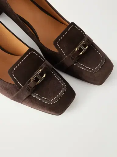 Tod's 50 Suede Pumps | Thumbnail 5 Tod's 50 Suede Pumps | Thumbnail 5