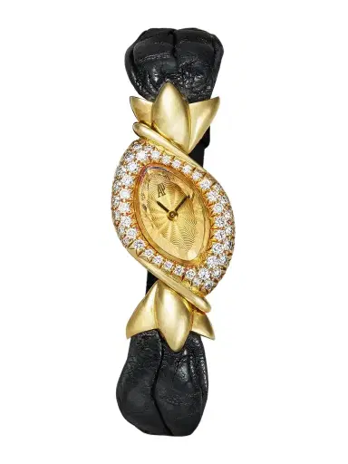 Stephanie Windsor + Audemars Piguet Vintage 1986 Baroque Quartz-movement 18-karat Gold And Diamond Watch (6.5" Wrist) | Thumbnail 1 Stephanie Windsor + Audemars Piguet Vintage 1986 Baroque Quartz-movement 18-karat Gold And Diamond Watch (6.5" Wrist) | Thumbnail 1