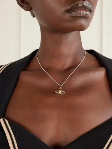 Vivienne Westwood Olympia Platinum, Crystal And Pearl Necklace | Thumbnail 2 Vivienne Westwood Olympia Platinum, Crystal And Pearl Necklace | Thumbnail 2