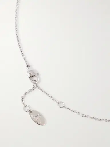 Vivienne Westwood Olympia Platinum, Crystal And Pearl Necklace | Thumbnail 3 Vivienne Westwood Olympia Platinum, Crystal And Pearl Necklace | Thumbnail 3