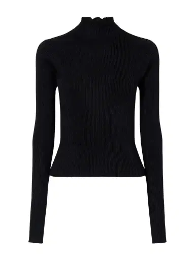 RIER Ribbed Silk Turtleneck Sweater | Thumbnail 1 RIER Ribbed Silk Turtleneck Sweater | Thumbnail 1